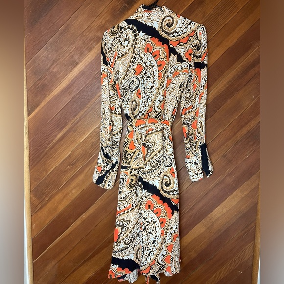 Kobi Halperin Madi Paisley Silk-Blend Shirt Dress - Picture 3 of 10